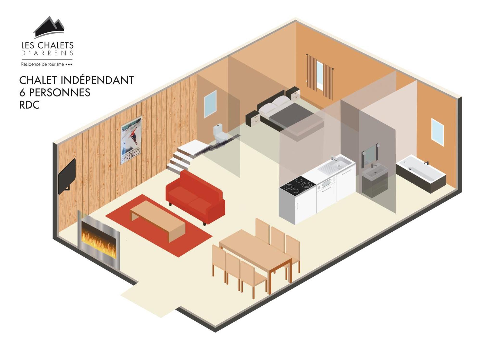 Les Chalets D'Arrens Екстериор снимка